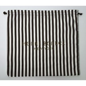 HENRI BENDEL New York Striped Logo Dust Bag Drawstring 16"x 15" EUC